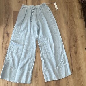Young Fabulous & Broke Light Blue Wide Leg Pants